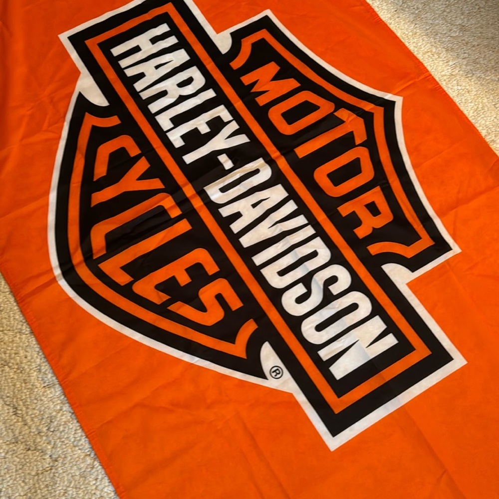 Harley Davidson hundred percent polyester Outdoor flag